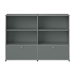 USM Haller Highboard M65 x | mittelgrau