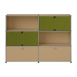 USM Haller Highboard M66 x | USM beige / grün