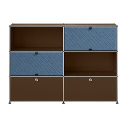 USM Haller Highboard M66 x | USM braun / blau
