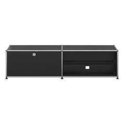 USM Haller Lowboard 2-fach breit, Ausziehtür, offen USM Haller Lowboard 2-fach breit, Ausziehtür, offen