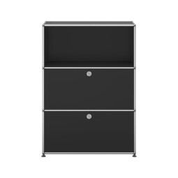 USM Haller Regal 3-fach hoch, Breite 78 cm, 2 Klapptüren USM Haller Regal 3-fach hoch, Breite 78 cm, 2 Klapptüren