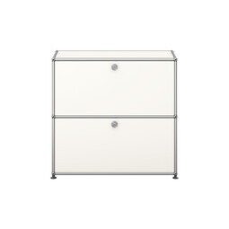 USM Haller Regal 2-fach hoch, Breite 78 cm, 2 Klapptüren USM Haller Regal 2-fach hoch, Breite 78 cm, 2 Klapptüren