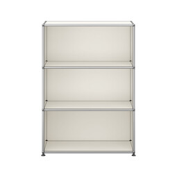 Etagère USM Haller, largeur 78 cm, 3 étages, ouvert x | blanc pur Etagère USM Haller, largeur 78 cm, 3 étages, ouvert x | blanc pur