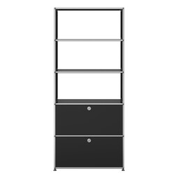 USM Haller Regal M24 x | graphitschwarz