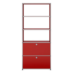 USM Haller Regal M24 x | USM rubinrot
