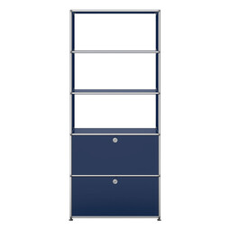 USM Haller Regal M24 x | stahlblau