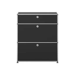USM Haller Sideboard 1-fach breit, 2 Klapptüren, 1 Schub x | graphitschwarz USM Haller Sideboard 1-fach breit, 2 Klapptüren, 1 Schub x | graphitschwarz