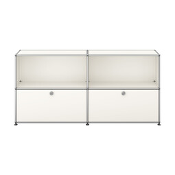 USM Haller Sideboard 2-fach breit, 2 Klapptüren unten USM Haller Sideboard 2-fach breit, 2 Klapptüren unten