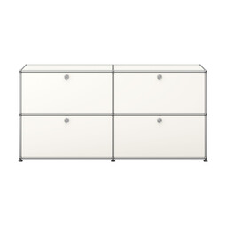 USM Haller Sideboard 2-fach breit, 4 Klapptüren USM Haller Sideboard 2-fach breit, 4 Klapptüren
