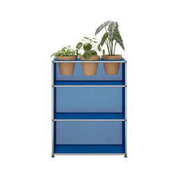 USM Haller Sideboard M56 x | enzianblau / terrakotta