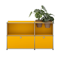 USM Haller Sideboard M57 x | goldgelb / basalt