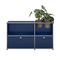 USM Haller Sideboard M57 x | stahlblau / basalt
