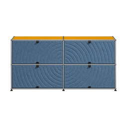USM Haller Sideboard M68 x | goldgelb / blau