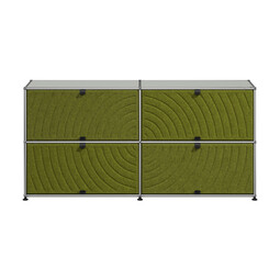 USM Haller Sideboard M68 x | lichtgrau / grün