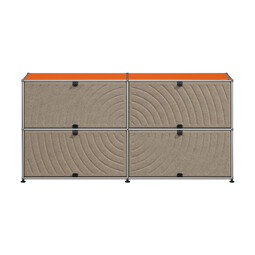 USM Haller Sideboard M68 x | reinorange / taupe