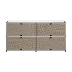 USM Haller Sideboard M68 x | reinweiß / taupe