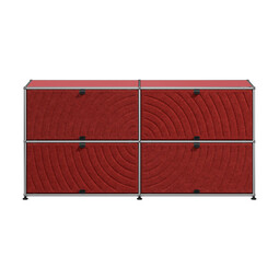 USM Haller Sideboard M68 x | USM rubinrot / rot