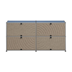 USM Haller Sideboard M68 x | stahlblau / taupe