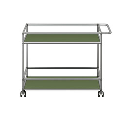 USM Haller Servierwagen x | olivgrün