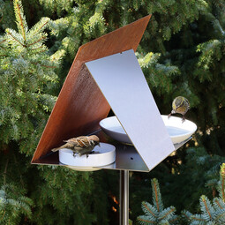 Vogelfutterstelle mit Tränke Vogelhaus Vogelfutterstelle mit Tränke Vogelhaus
