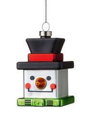 Pendentif pour sapin de Noël Bonhomme de neige Snow Cube 
