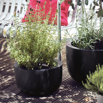 Blumentopf Stonefiber Pot „Die Schale“ 