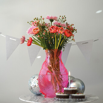 Vase poisson Jacquard 