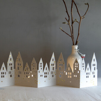 Tischaufsteller Silhouette 