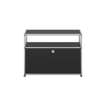 USM Haller Sideboard 1-fach breit, 1 Klapptür, 1 Fach offen 