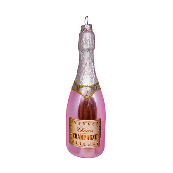 Weihnachtsbaumanhänger Champagnerflasche 
