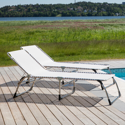 Chaise longue alu Amigo XXL