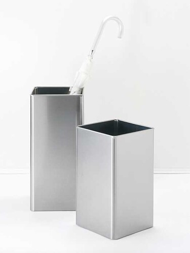 Corbeille à papier  Angolo Corbeille à papier | acier inox
