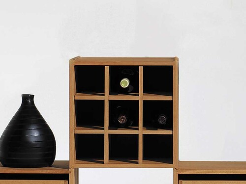 Insert de casier à vin pour caisson superposable 