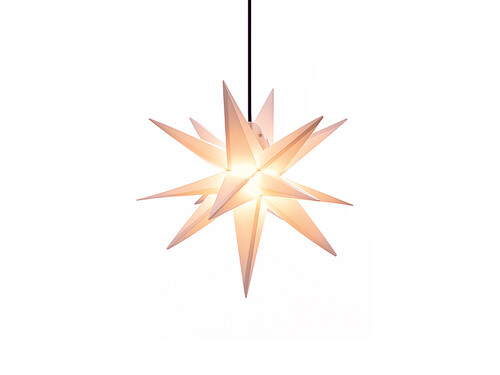 Etoile lumineuse de l'Avent Ø 45 cm | blanche
