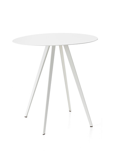 Table d’appoint Agorà 50 cm | blanc
