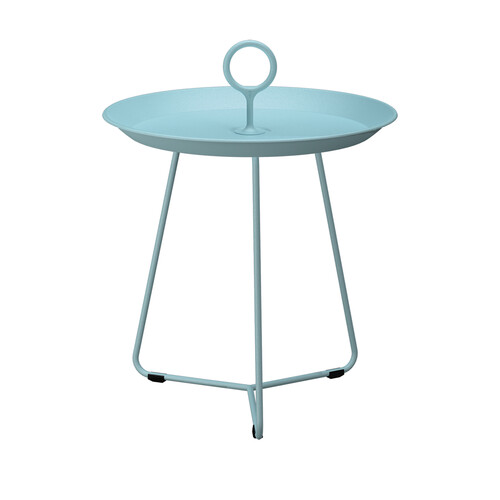 Table d’appoint Eyelet H 45,5 cm, Ø 45 cm | bleu glacier