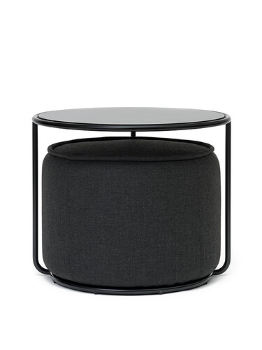 Table d’appoint et pouf Tom