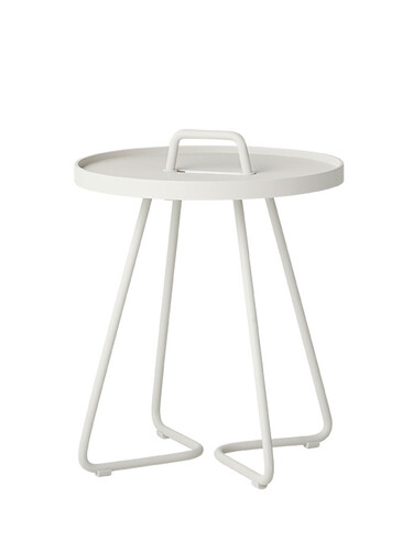 Table d’appoint On-the-move H 46,5 cm | blanc