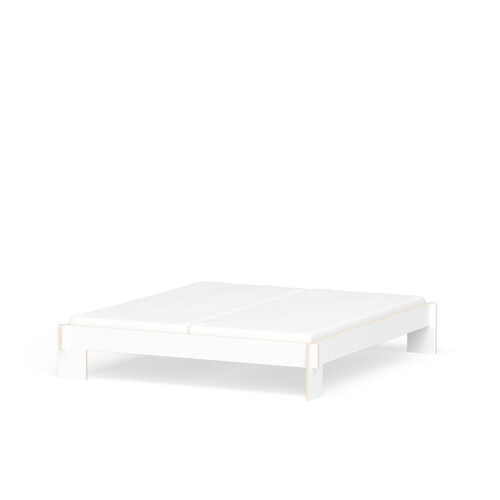 Cadre de lit Loir surface de couchage : 180 x 200 cm | FU blanc