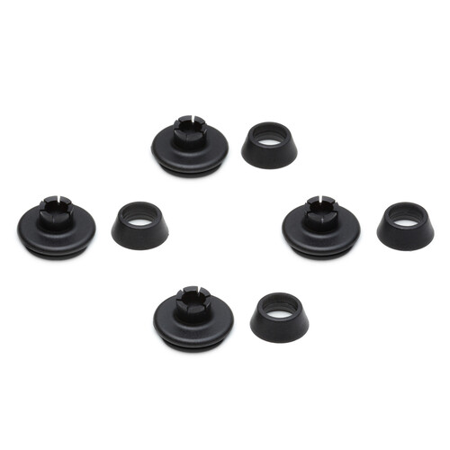Jeu de patins en feutre pour chaises Eames DAR/DSR Patins en feutre pour sols durs | basic dark