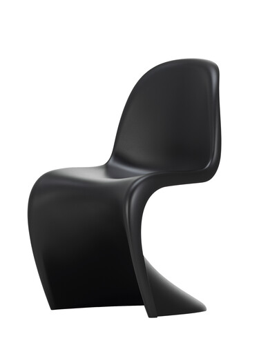 Chaise Panton Chair nouvelle hauteur d’assise | noir profond