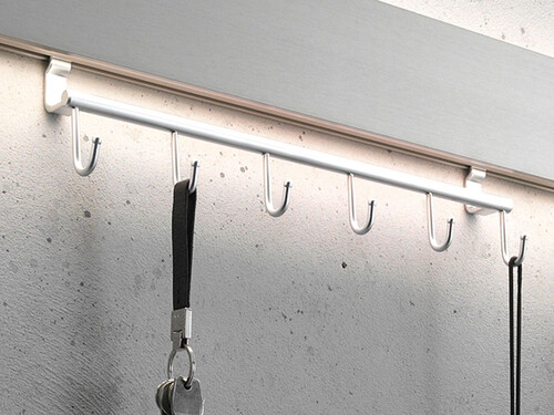 Tringle à crochets pour Luminaire portemanteau LED GL 8 