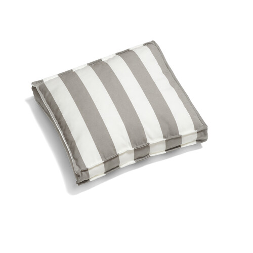 Coussin d’assise outdoor 40 x 40 cm | blanc/gris clair