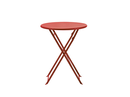 Table pliante Flower ronde | rouge