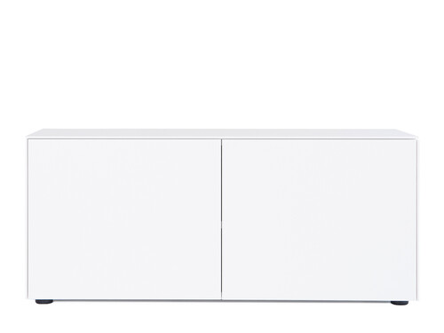Commode Connect H 52 cm, 2 portes | blanc mat