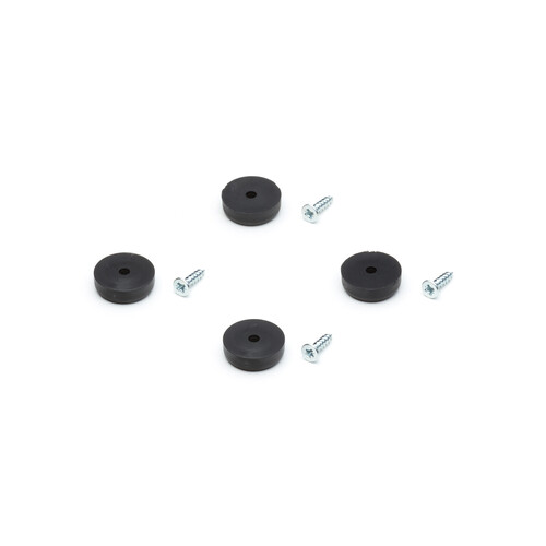 Jeu de patins en plastique pour chaises Eames DAW/DSW Patins en plastique pour moquettes | basic dark
