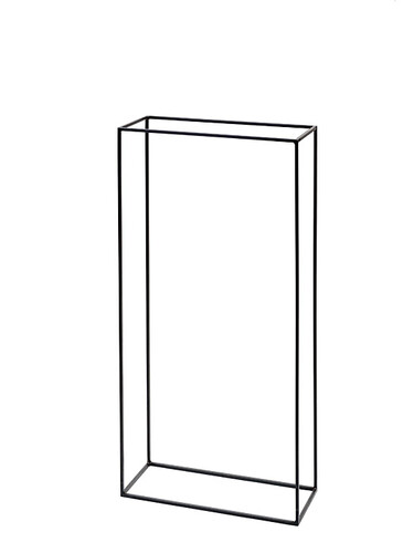 Porte-bûches Kwadrat Hauteur 120 cm | noir