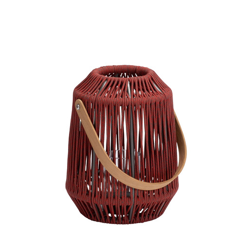 Lanterne Nele H 39 cm, Ø 30 cm | rouge