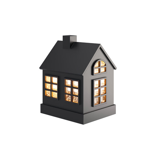 Lampe décorative LED Glamor House H 16 | noir