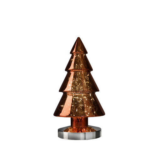 Lampe décorative LED Sapin Winterlight H 34 cm | rouge